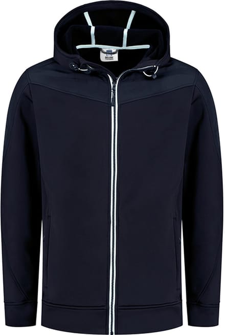 Lemon & Soda vest met capuchon maat M in de kleur donkerblauw