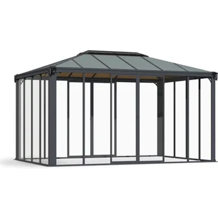 Palram | Canopia - Tuinpaviljoen Ledro - Donkergrijs/brons - 430x296cm