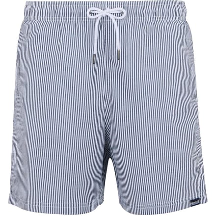 Regatta Heren Loras Stripe Seersucker Zwemshort (Marine)