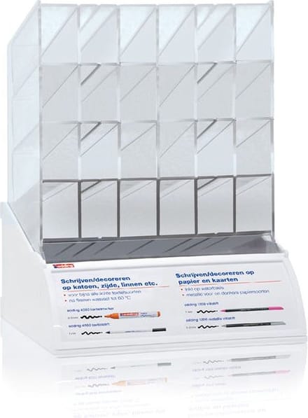 Display edding schrijfwarenschap leeg