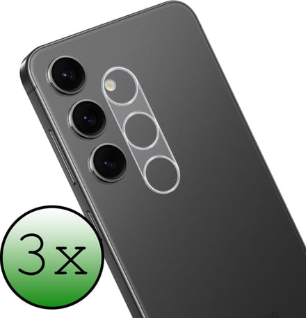 Camera Lens Protector - 3 Stuks Geschikt voor Samsung Galaxy S25 Plus - Camera Screenprotector Beschermglas - Gehard Glas - Tempered Glass - Screen Protector