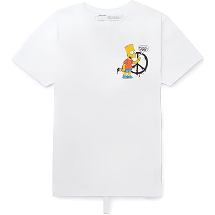 Off-White Bart Vrede T-shirt Wit Heren Tops OMAA027S191850340188 S white