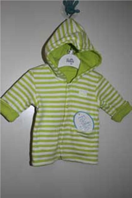 Reversible vest limegroen met wit mt 50