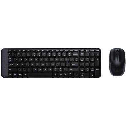 Logitech MK220 - Draadloos Toetsenbord en Muis - Qwerty ISO