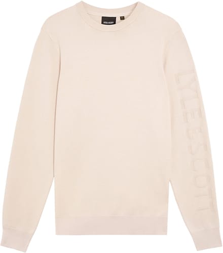 Lyle & Scott Mesh Logo Crew Neck Jumper
