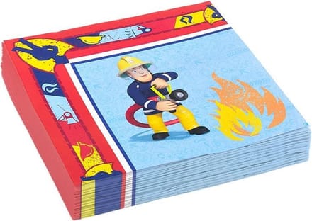 Servetten brandweerman Sam feest (N)