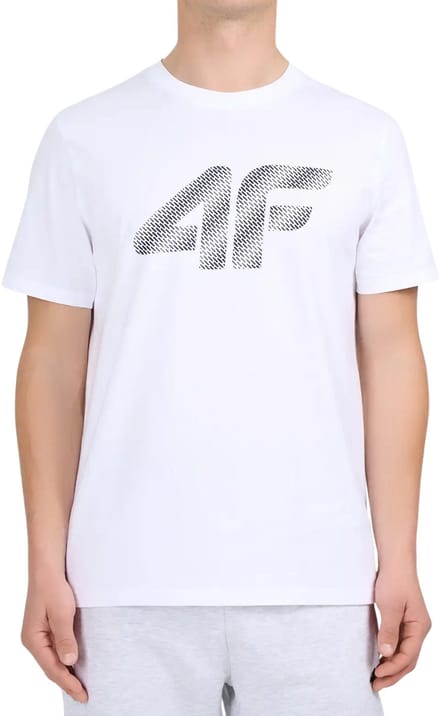 4F T-shirt Heren Wit - Maat S