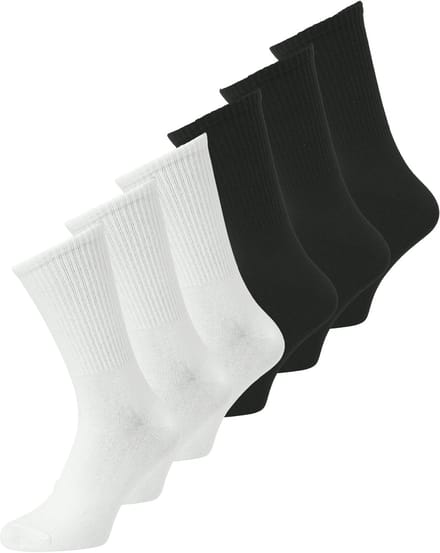 JACK&JONES - JACNOLAN SOLID TENNIS SOCKS 6 PACK - Heren - Sokken