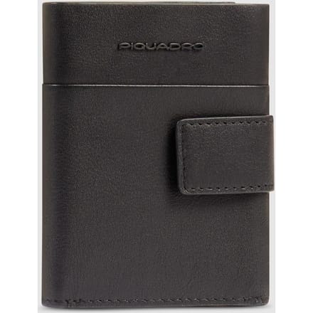Portemonnee met munthouder Man Piquadro PU5957APR-N Zwart