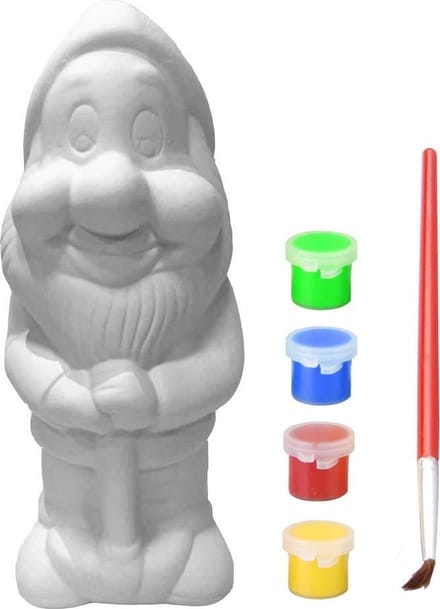 Verf je eigen tuinkabouter 21cm.