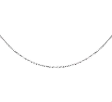 Zilver Gerhodineerde Collier gourmet 1 1326292 42 cm