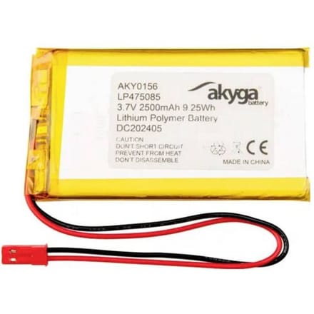 Akyga LP475085 Accupack Batterijgrootte: Speciaal LiPo 3.7 V 2500 mAh