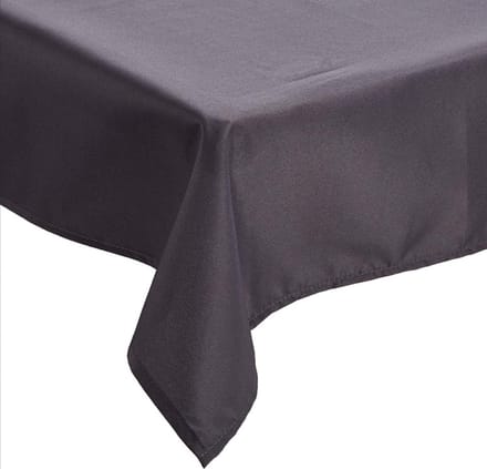 Tafelkleed Leon - antraciet - 145x300 cm - kerst - decoratie - eten - goedkoop - polyester