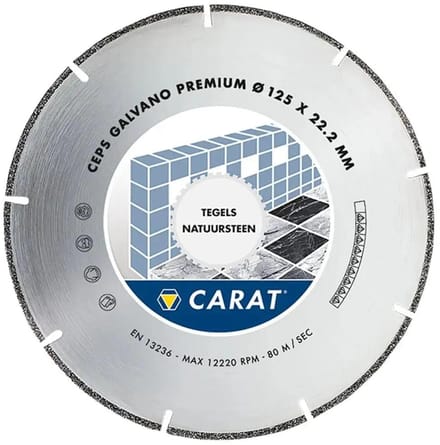 Carat 125x22,23mm GALVANO CEPS CLASSIC Diamantschijf - CEPS125300