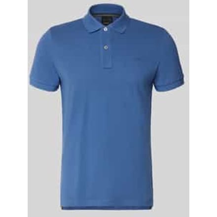 slim fit poloshirt met gestikt logo