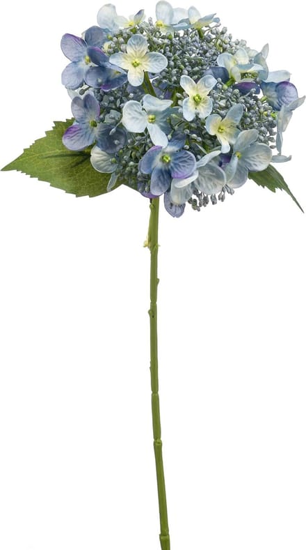 Emerald - Kunstbloem Hortensia 50cm lichtblauw - Kunstplant voor binnen