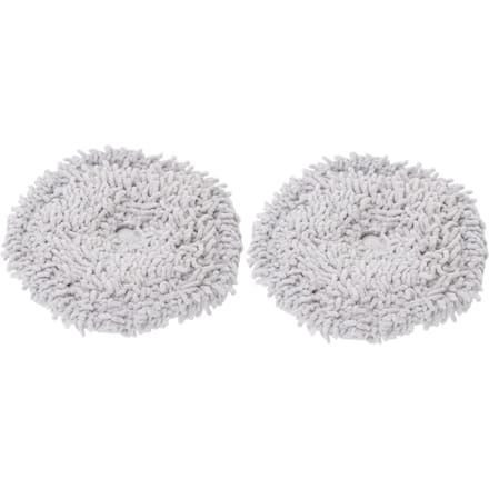 Lot de 2 chiffons de nettoyage pour balai Dreame W10 et W10 PRO, avec support de remplacement white