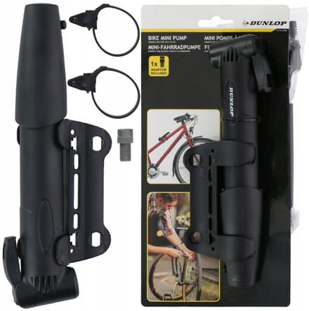 Dunlop Mini Fietspomp Handmatig 8 Bar Telescopisch