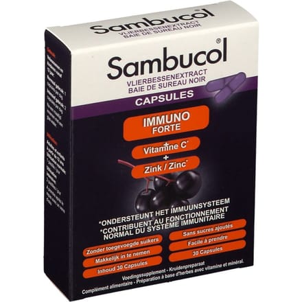 Sambucol Immuno Forte - 30 capsules