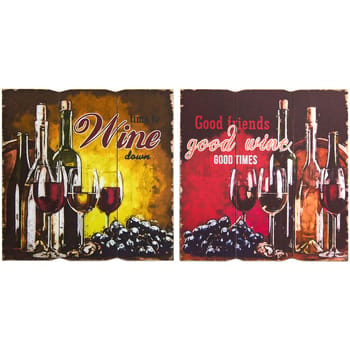 Beeldjes Signes Grimalt Wall Adorno Wine 2U