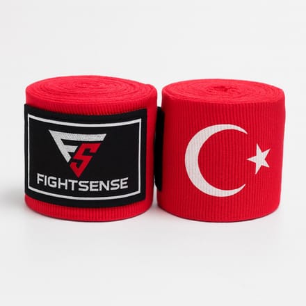 FightSense Apex V1 Bandages 250 cm – Turkije– Handwraps voor Boksen, Kickboksen & MMA