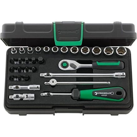 Stahlwille 40/24/6QR KN 96011182 Dopsleutelset 1/4 (6,3 mm)