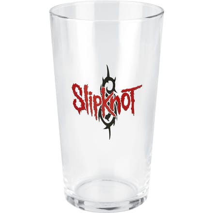 Slipknot Bierglas - Slipknot Logo - voor Geen - transparant
