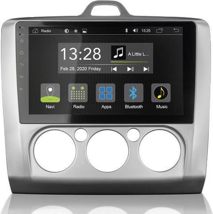 Radical R-C11FD1 – Pasklare Android autoradio Ford Focus 2 - DA3. Manual Airco.