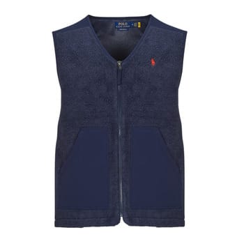 Fleece Jack Polo Ralph Lauren POLAIRE SHERPA ZIPPEE SANS MANCHE