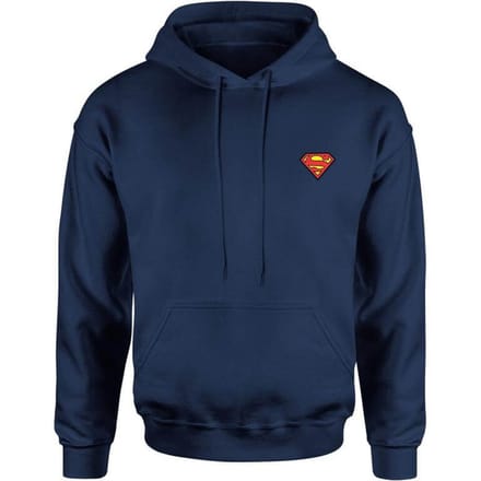 DC Superman Unisex Hoodie - Navy - XL