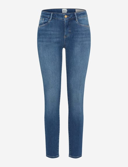 Brax Dames Jeans  Style ANA USED REGULAR BLUE, denim blauw regular, maat 32