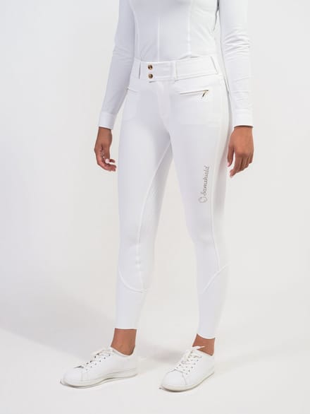 Samshield Dames Rijbroek Clara Full Grip Champagne XXL Wit