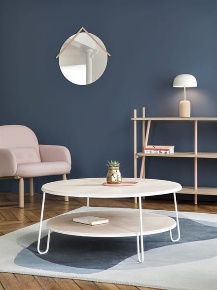 Harto - Eugenie salontafel - Eiken/leigrijs - 90 cm - 4 - 6 Wochen