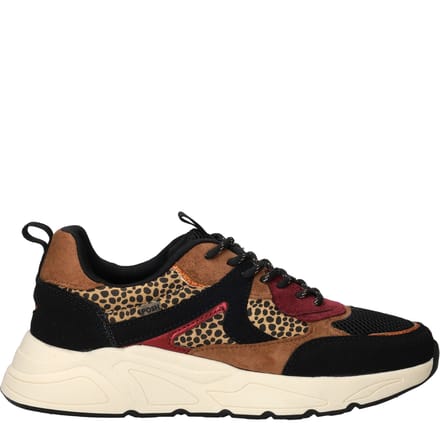 POSH by Poelman Sneakers - Dames - Bruin - Maat:41