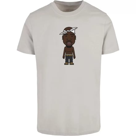 Mister Tee - LA Sketch Heren Tshirt - S - Grijs