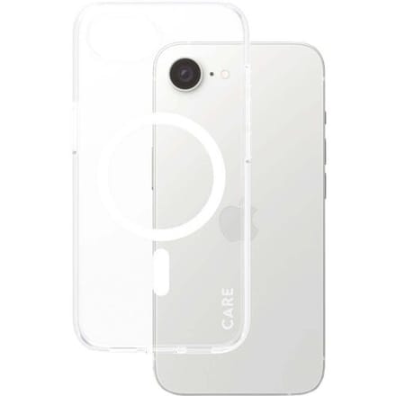 CARE by PanzerGlass Flagship Case - Transparant Urban Combat w. - Wit MagSafe iPhone 17e/16e