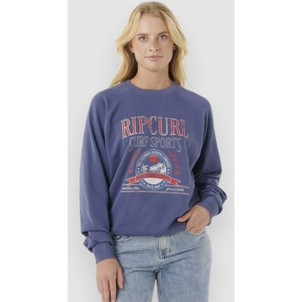 Rip Curl Surf Dept. Relaxed Raglan Crew Sweater blauw