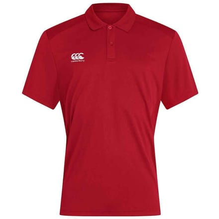 Canterbury Heren Club Dry Poloshirt (Rood)