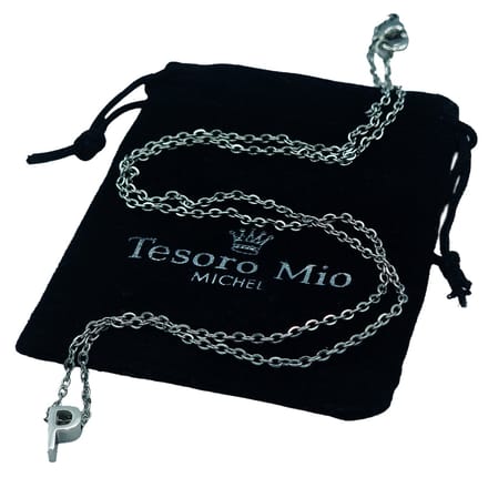 Ketting Letter P Letterhanger - Minimalistisch - Premium Staal