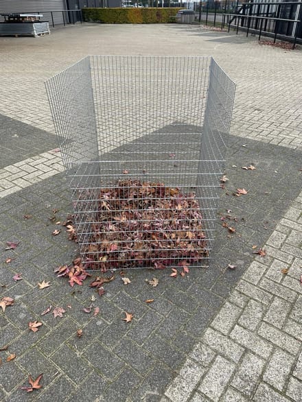 Bladkorf/ bladsilo budget - klein 80 x 80 x 110