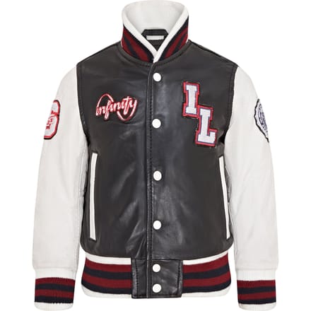 Letterman leren Varsity College bomberjack voor kinderen