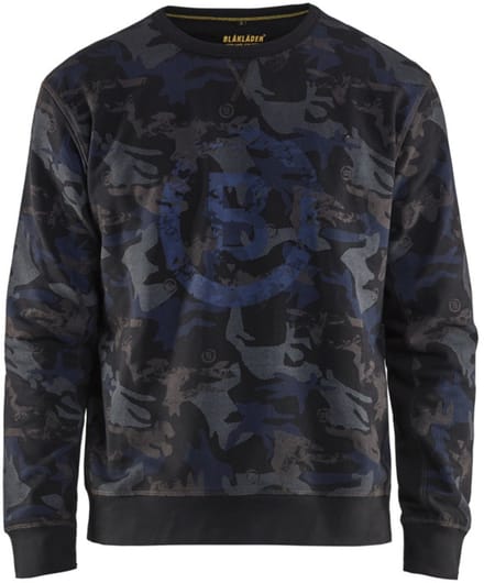 Blaklader Limited sweatshirt 9408-1158 - Zwart/Donkergrijs - XXL