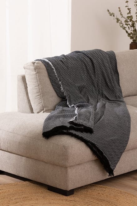 Belmarti Kenya plaid 230 x 260 cm - zwart