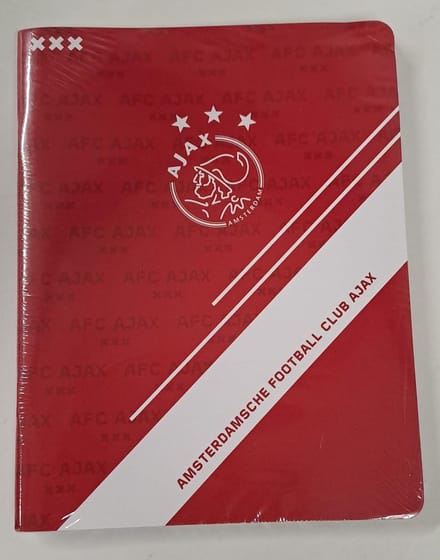 AJAX Schriften - Lijntjesschriften - A5 formaat - 3 stuks - Rood