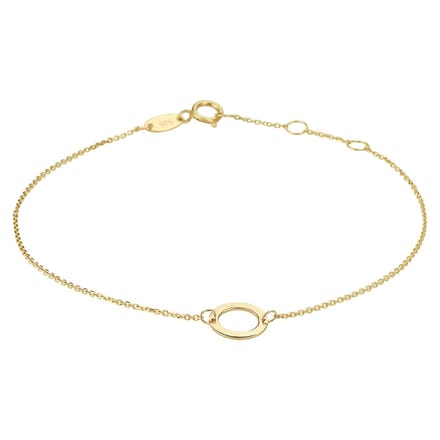 Marie Celeste armband rond 16,5 - 17,5 - 18,5 cm - 8 mm - Goud