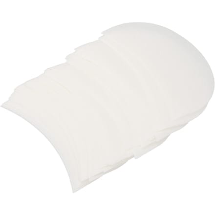 100 stuks Oogschaduw Schild Halve Maan Vorm Voorkomt Make-up Resten Cosmetisch Oogschaduw Pad white
