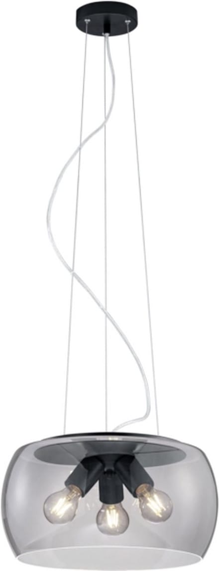 TRIO VALENTE - Hanglamp - Antraciet - excl. 3x E27 4W