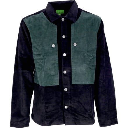 Heren shirt met lange mouwen Marina Box Overshirt Zwart