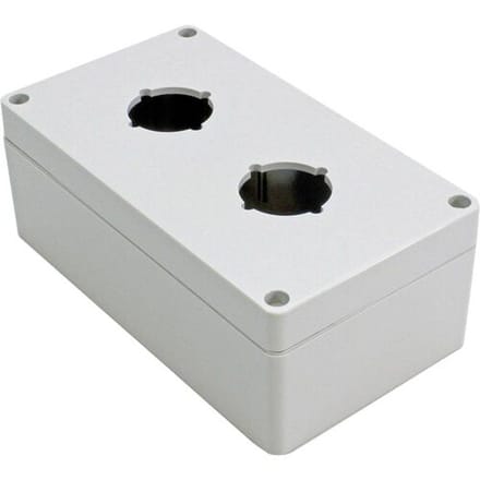 Hammond Electronics 1554PB2 Universele behuizing 160 x 90 x 60 Polycarbonaat Grijs 1 stuk(s)