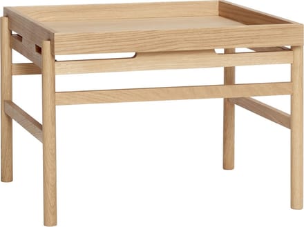 HÜBSCH INTERIOR - Vierkante eiken salontafel FSC® - 60x63xh45 cm